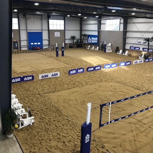Luxury Mezzanine overlooking Beach House Boston courts
