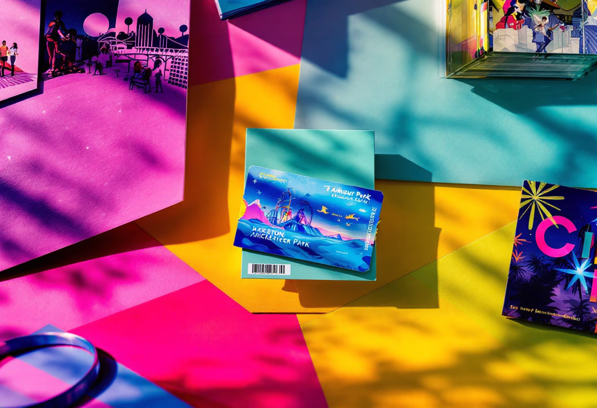 image of ticket options for an amusement park