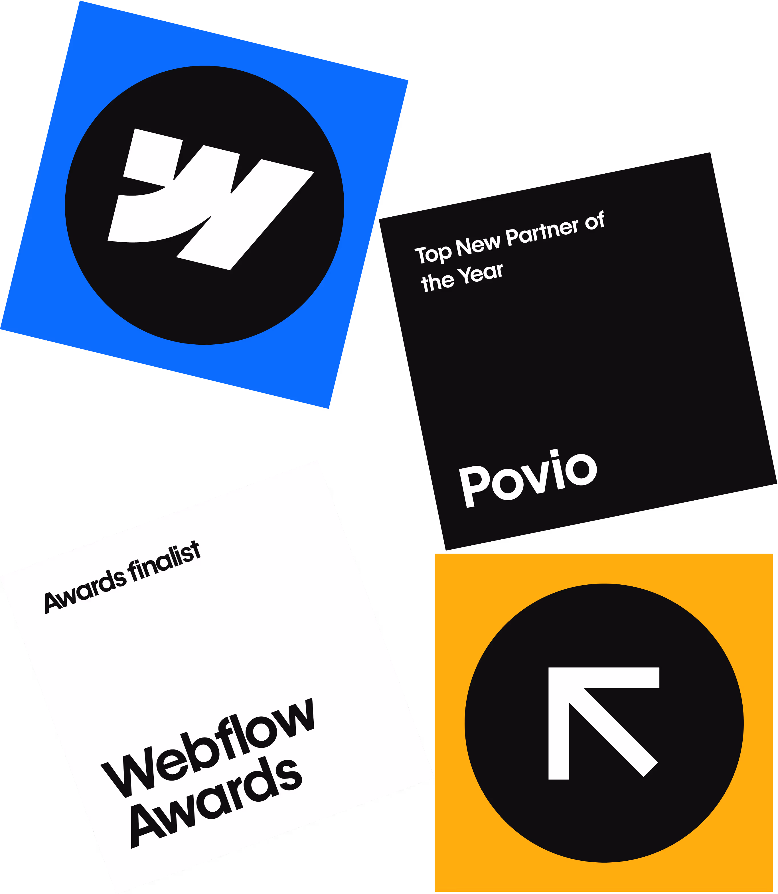 Povio Webflow Badges