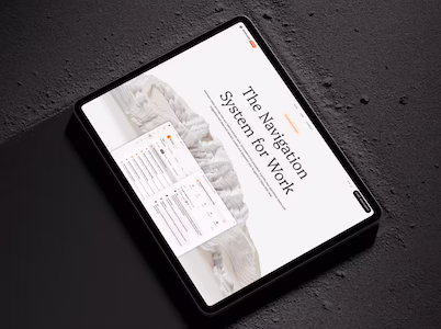 Interloom website mockup