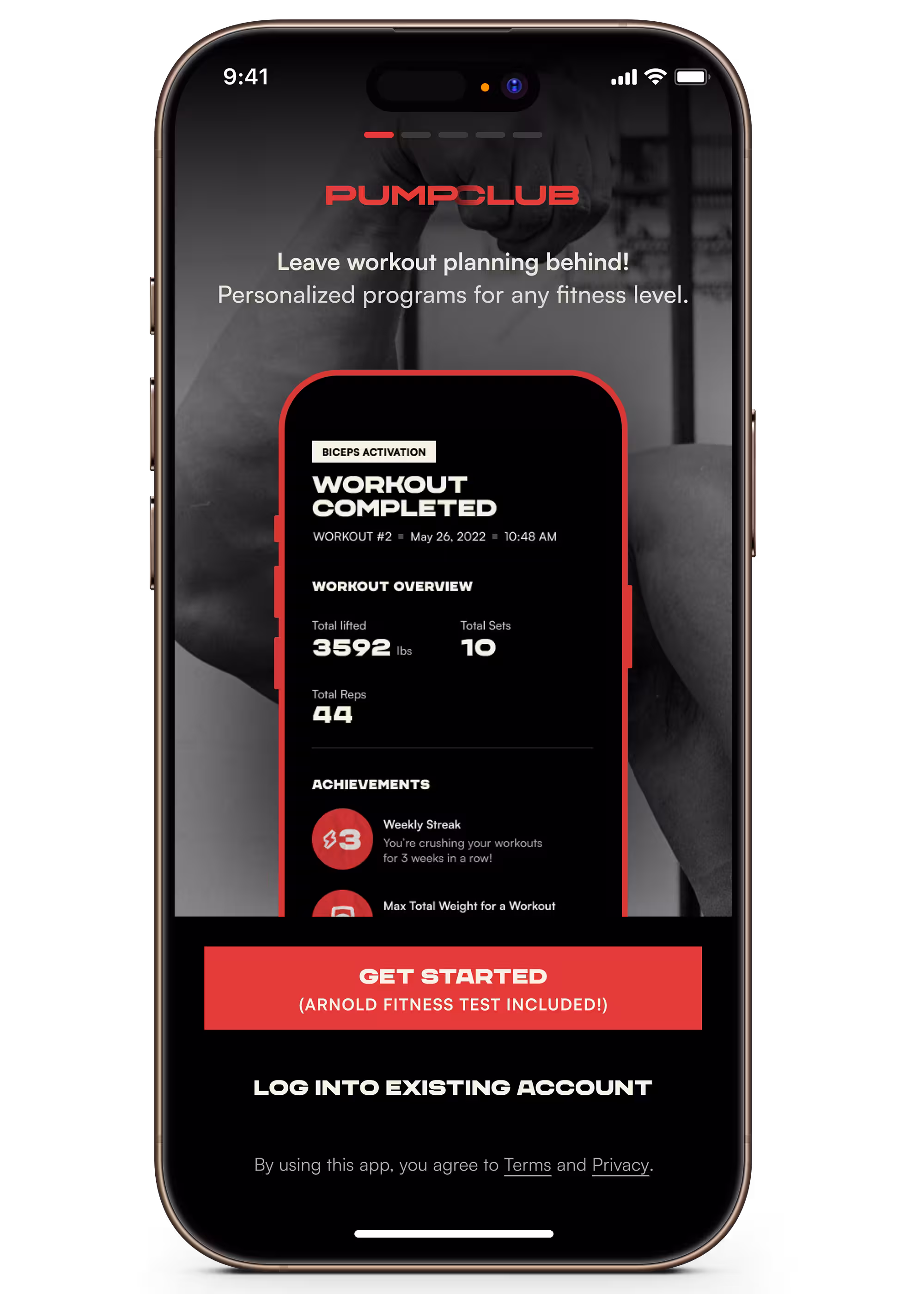 Pump Club App screenshot