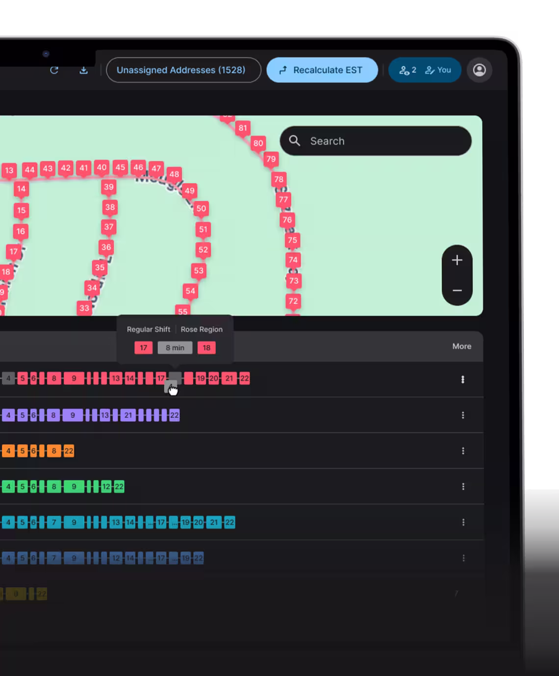 Snow Sync dashboard view