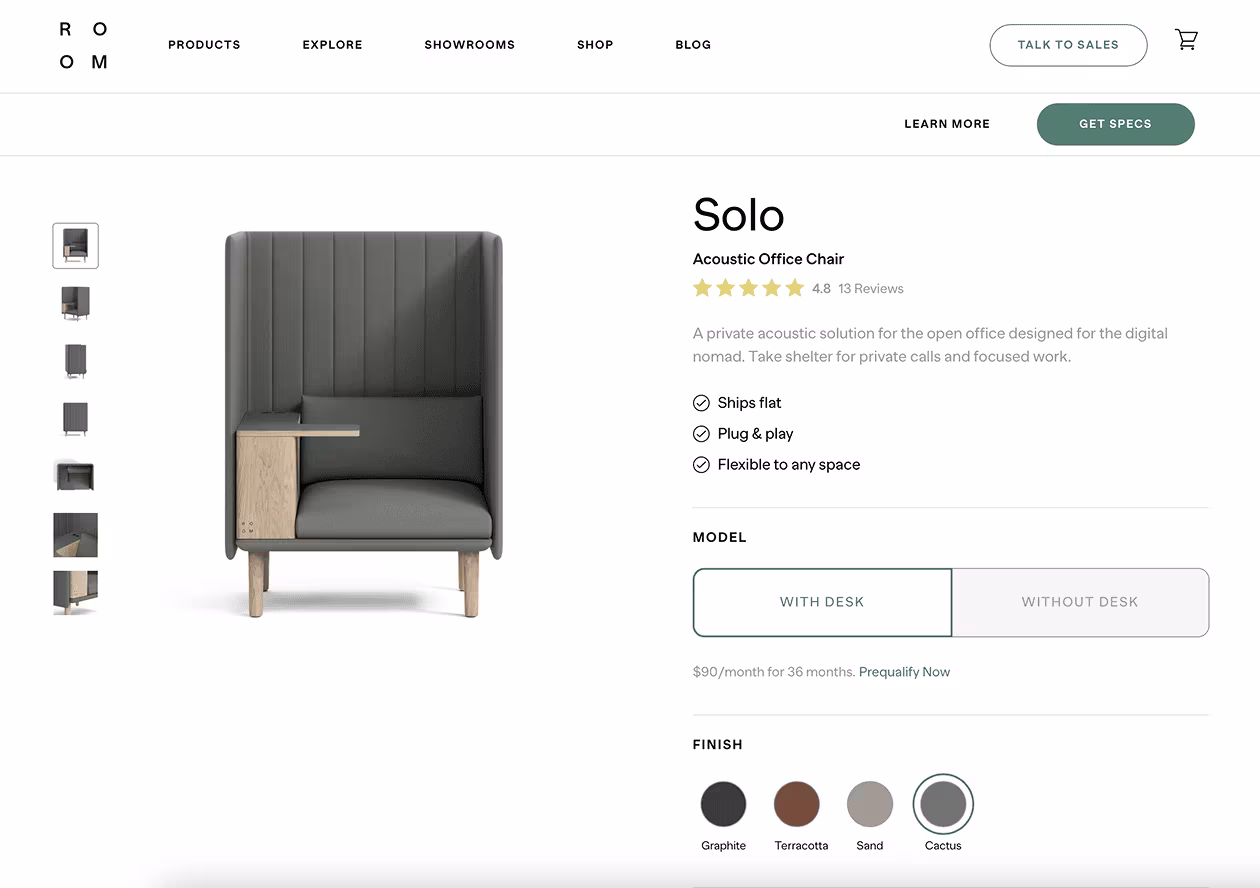 Room project preview