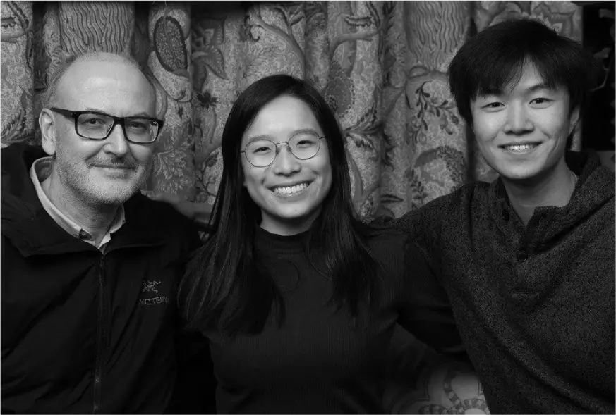 Co-founder Alexander, Emma and Sam