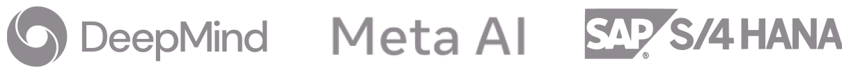 Deepmind, Meta AI, SAP S/4HANA