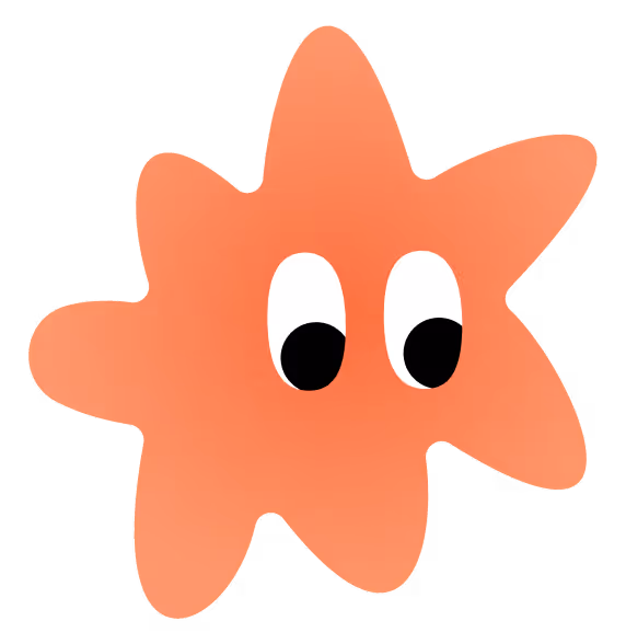 Illustration orange style grow lot