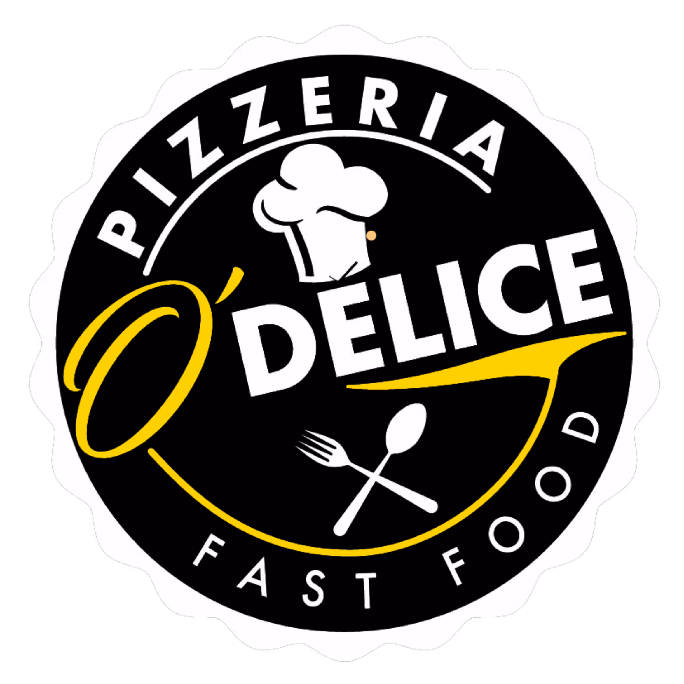 Logo pizzeria o'delice