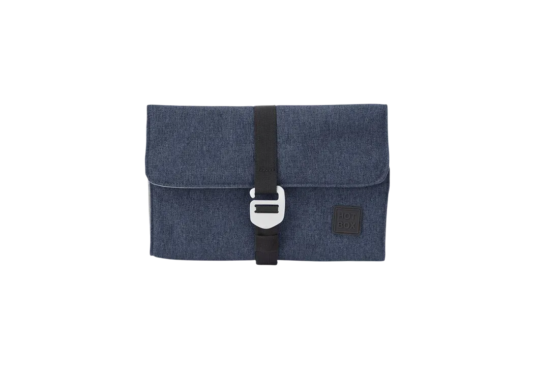 Folio satchel by Hotbox in blue.