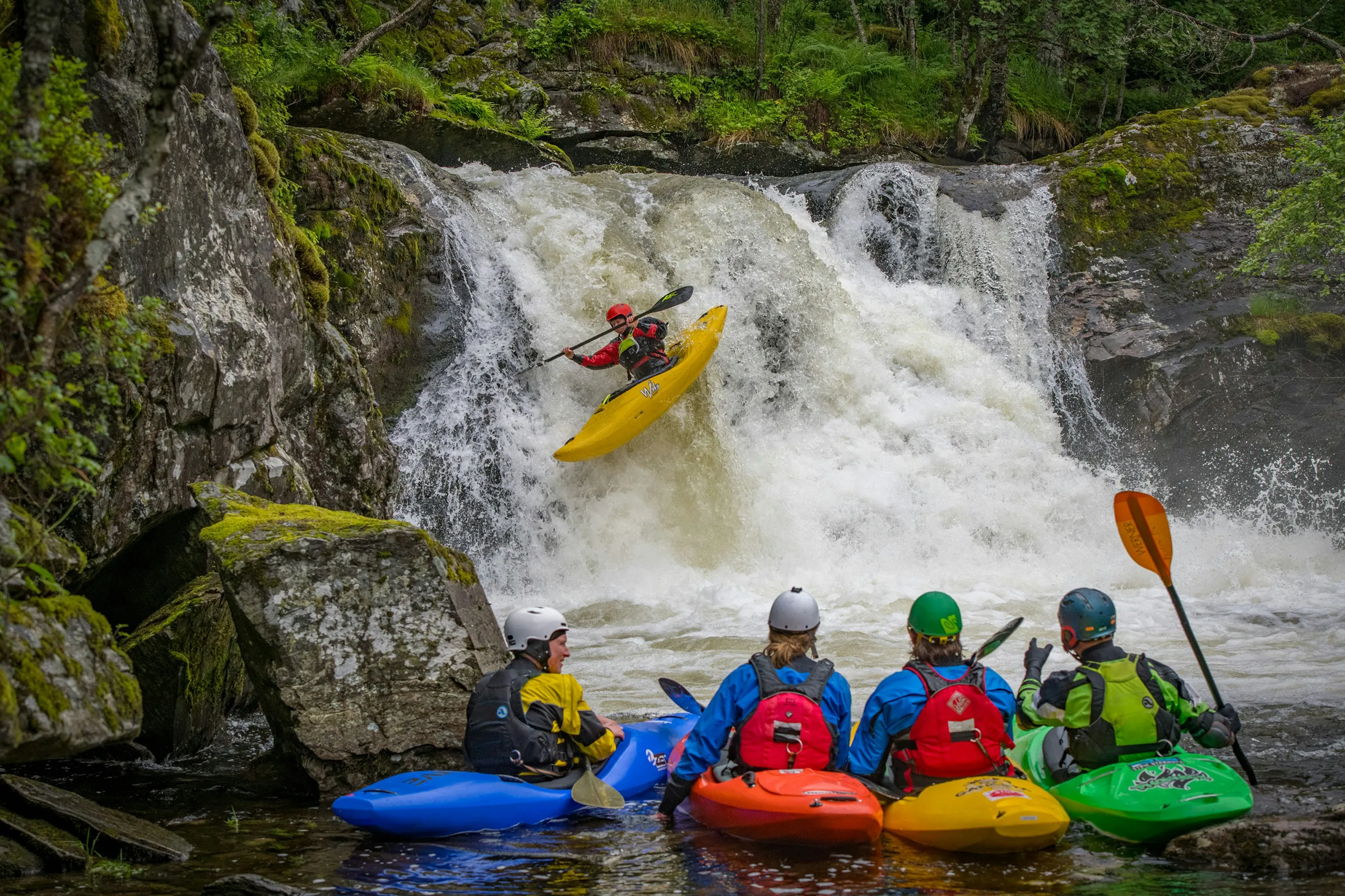 Kayaking and paddling