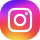 Instagram logo with gradient background in pink, purple, orange, and yellow colors.
