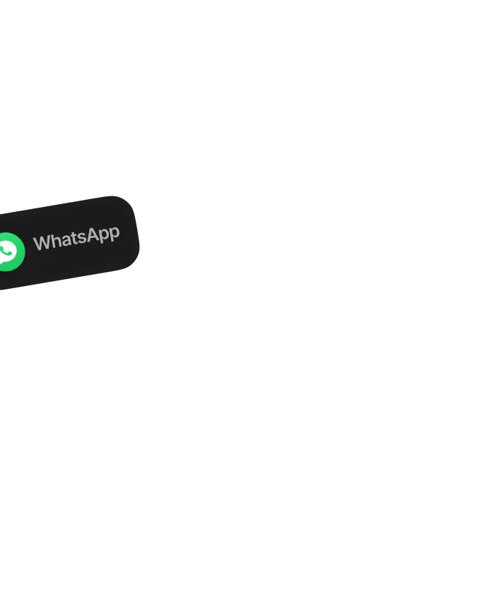 Smartphone screen showing WhatsApp text conversation with green chat bubbles and keyboard.