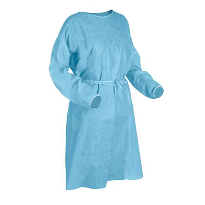 Disposable Patient Gown (Free Size - Blue)
