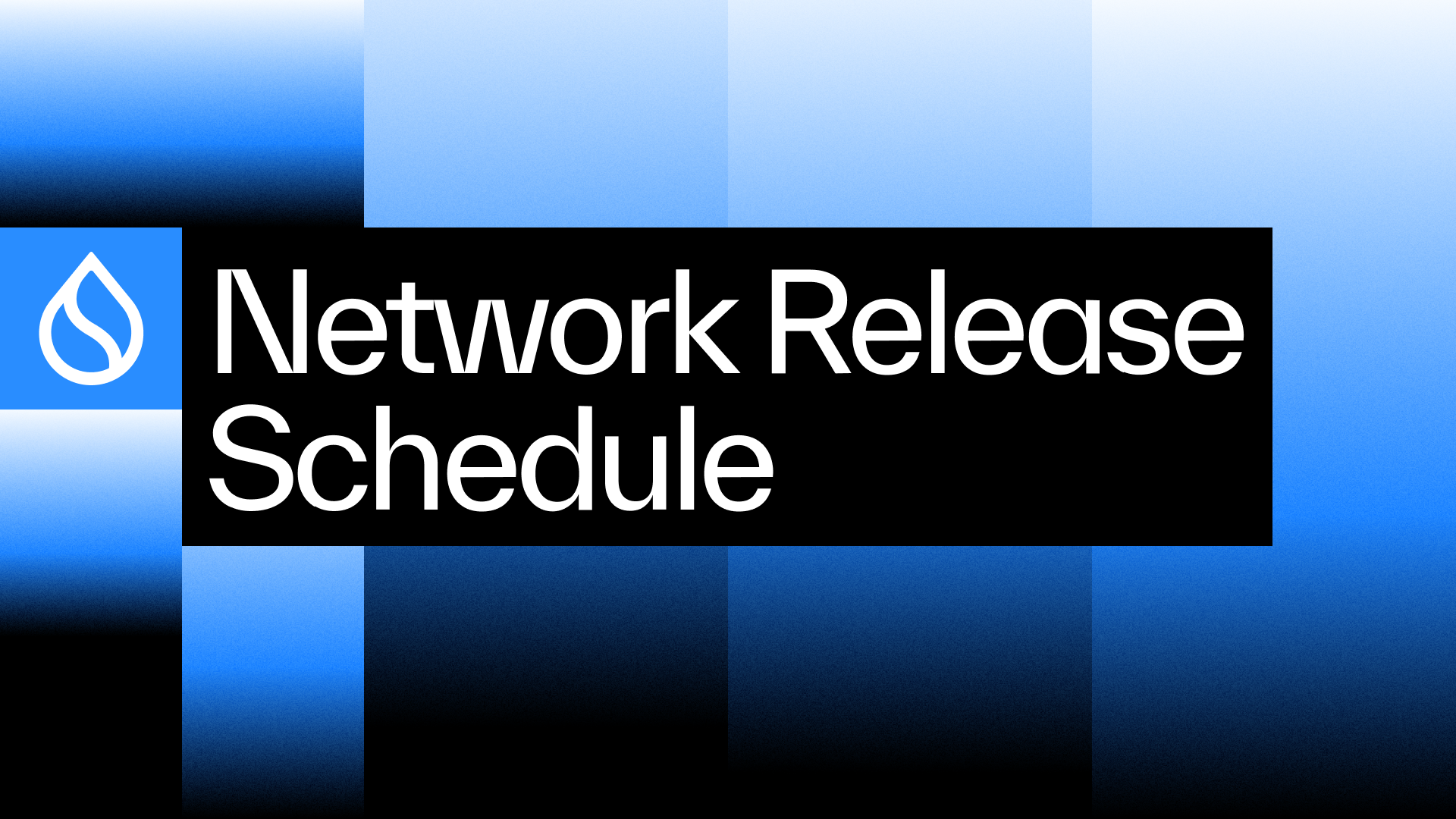 Sui Network | Network Release Schedule