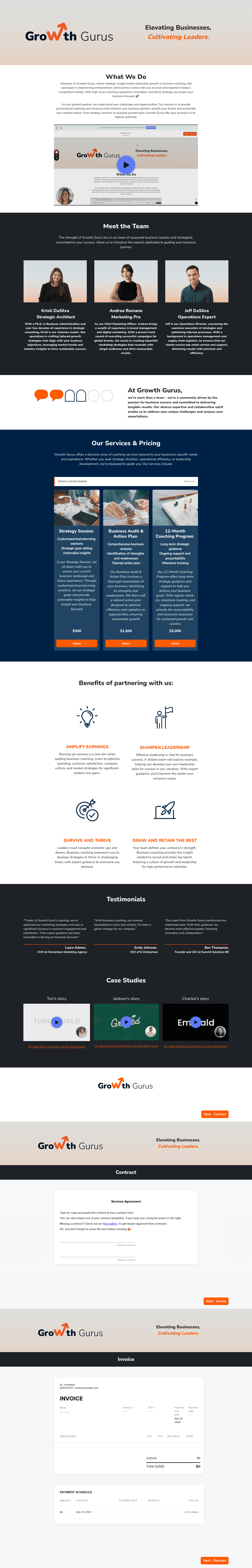 Booking File for Coaches & Consultants