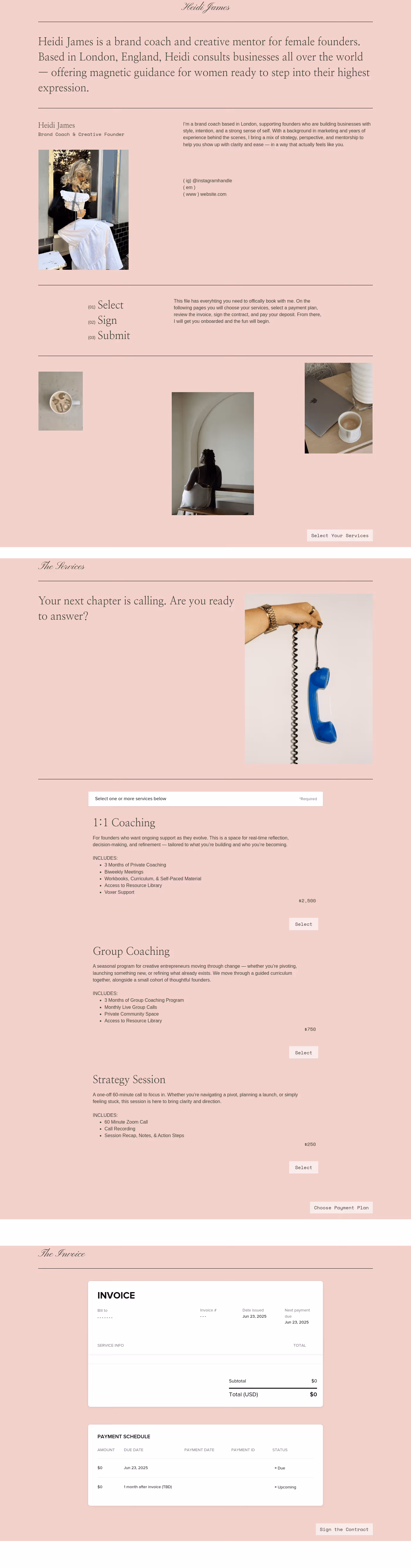 Coaching Proposal