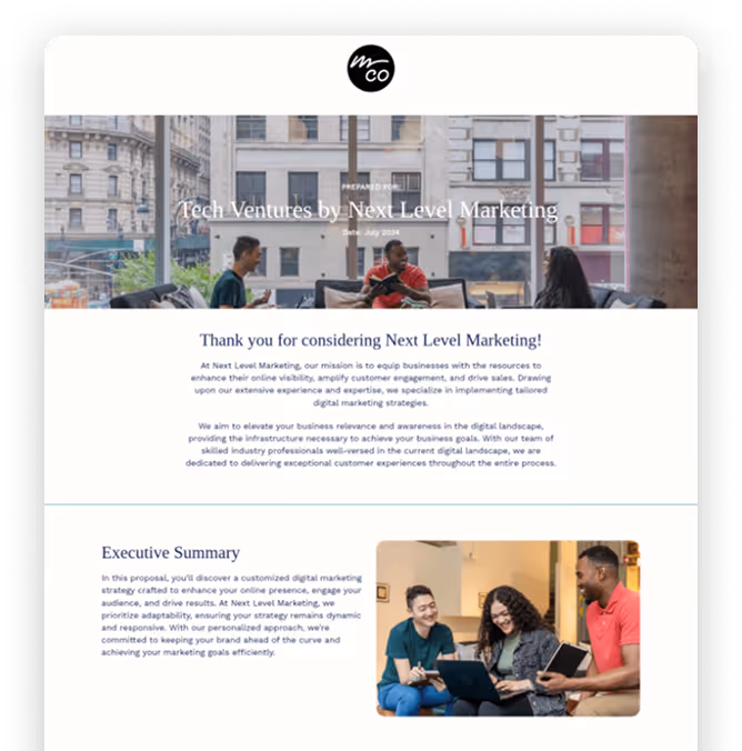 Digital Marketing Proposal