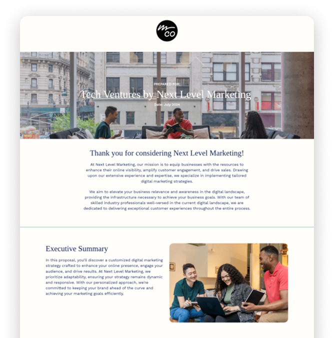 Digital Marketing Proposal