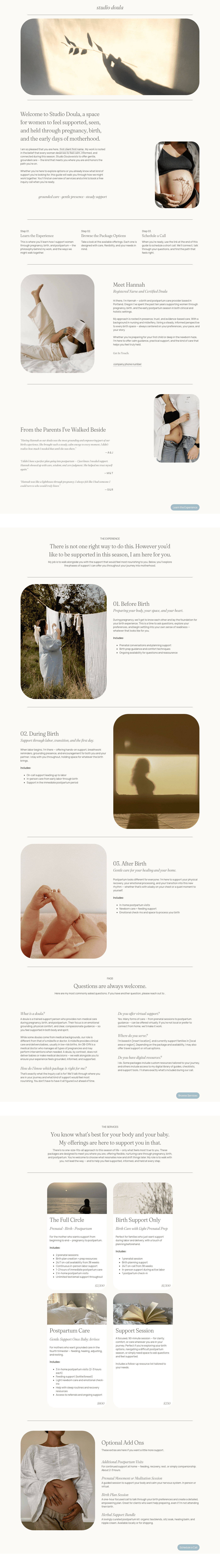 Doula Services Guide