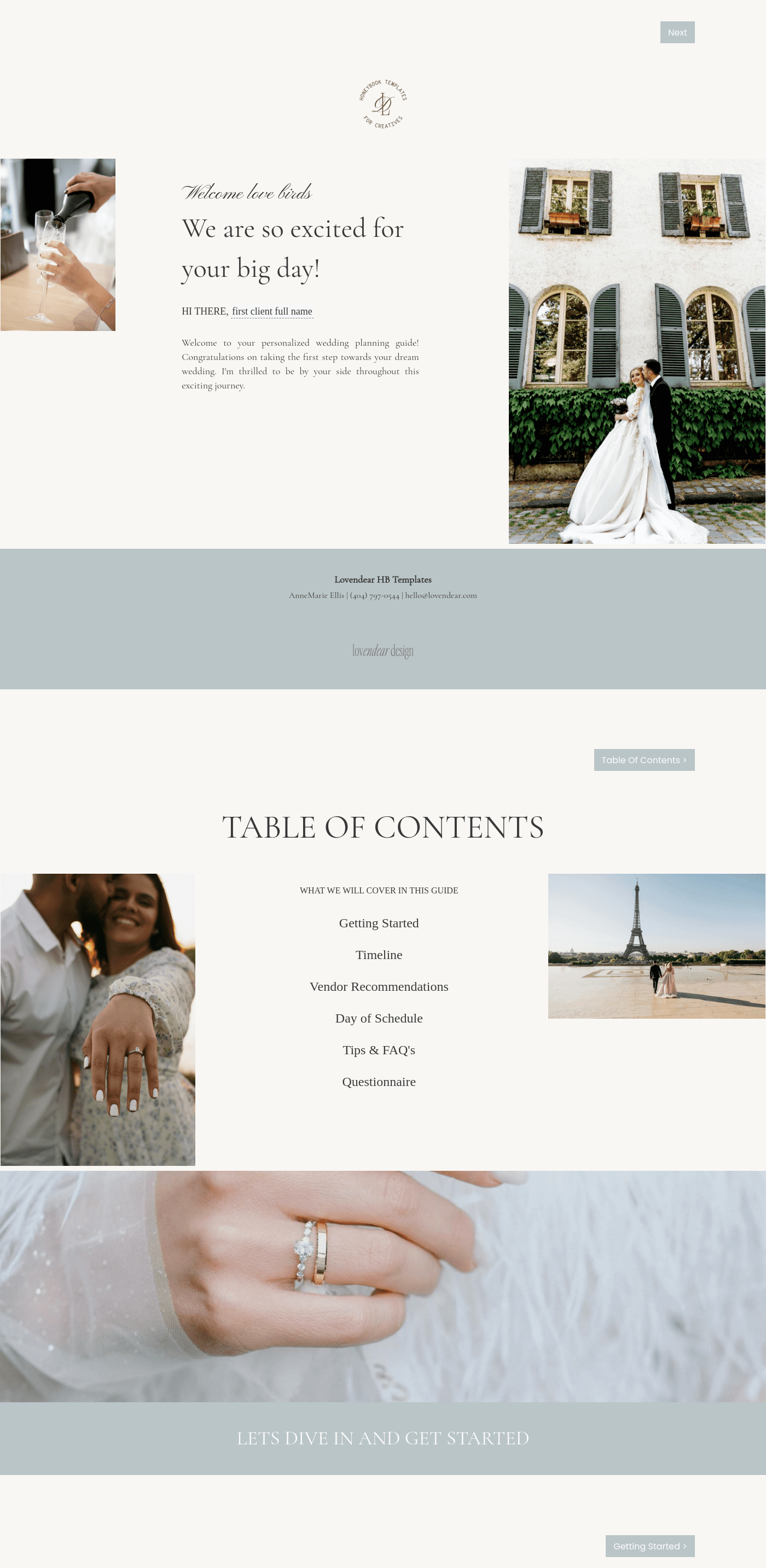 Event Planner Welcome Guide