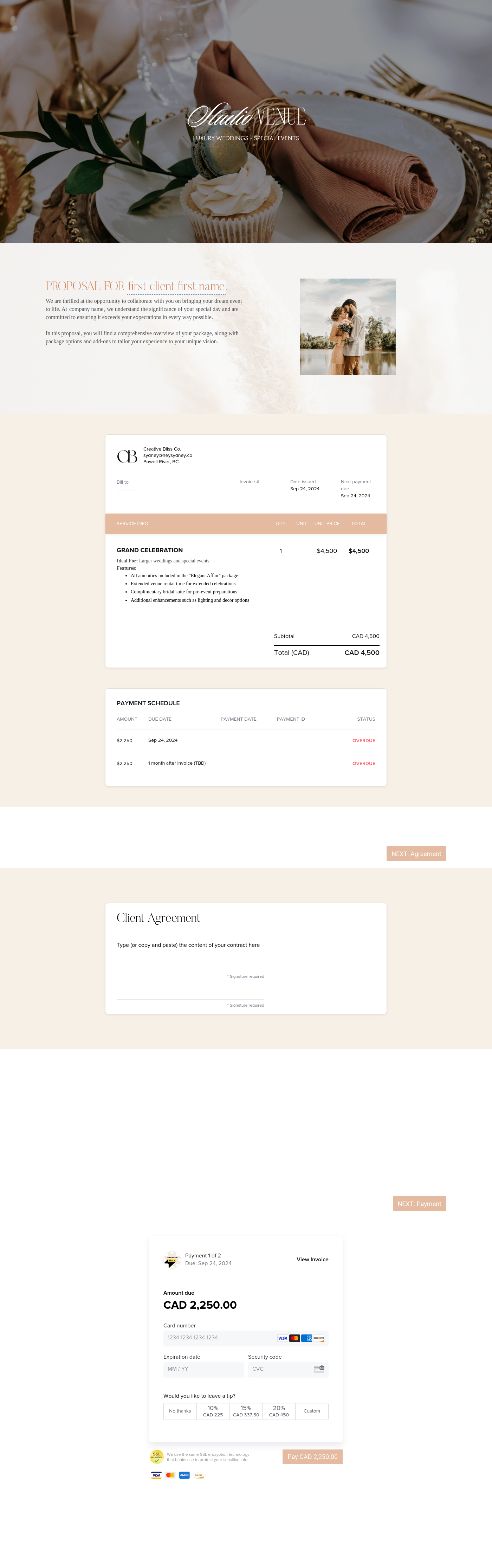 Event Venue Proposal