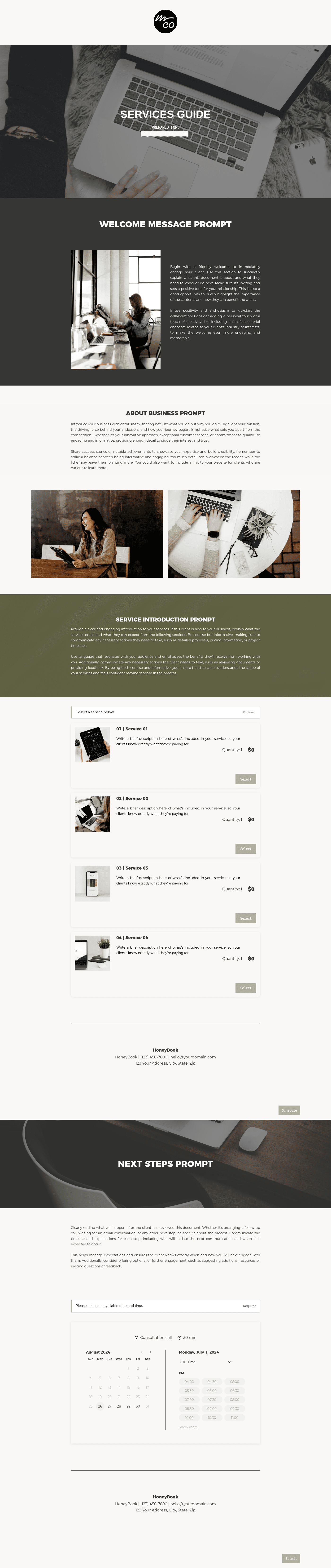 Graphic Design Service Guide