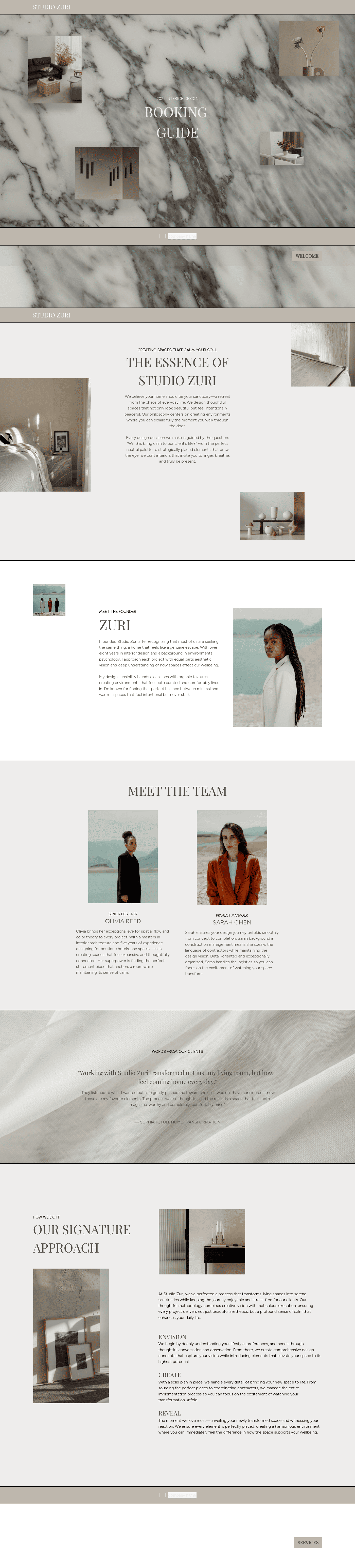 Interior Designer All-In-One Booking