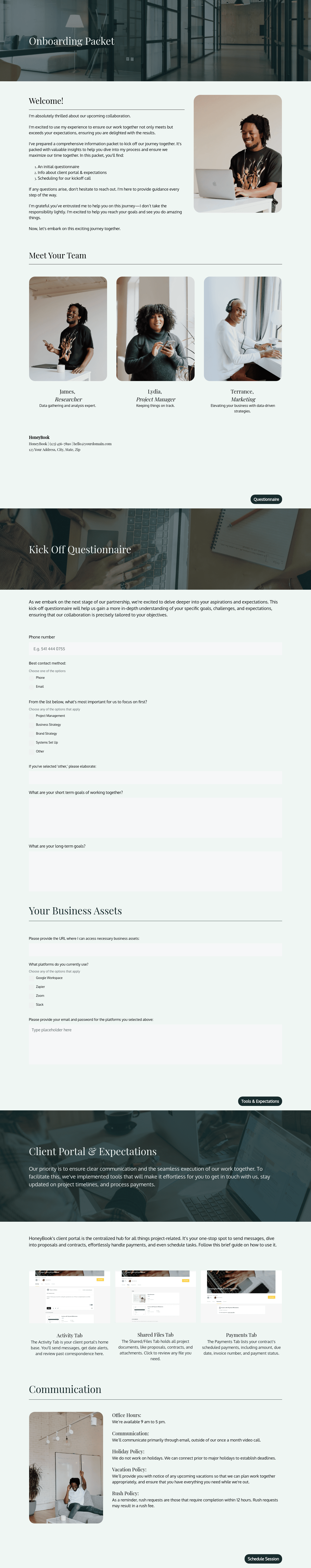 Marketing Consultant Onboarding Guide