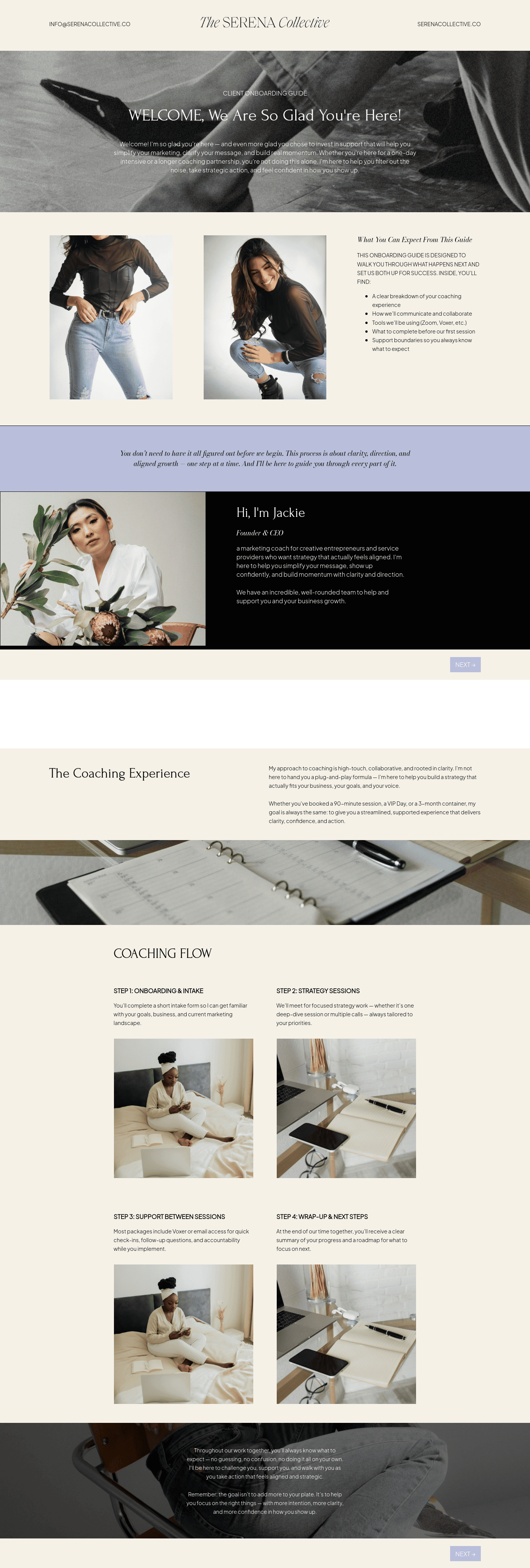 Onboarding Guide for Marketing Coaches