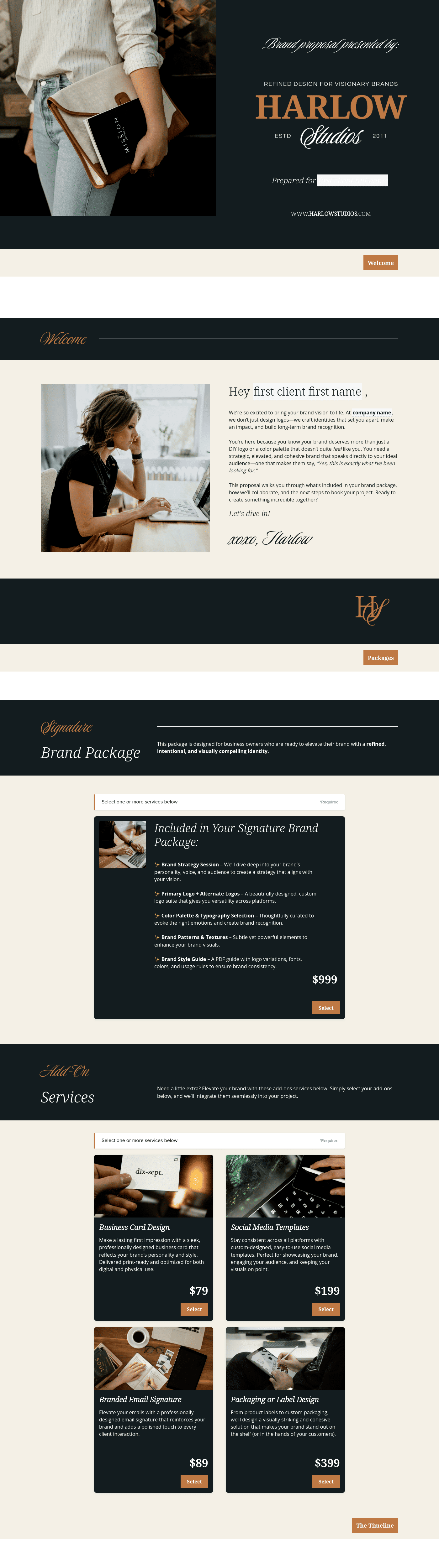 Proposal for Brand Designers