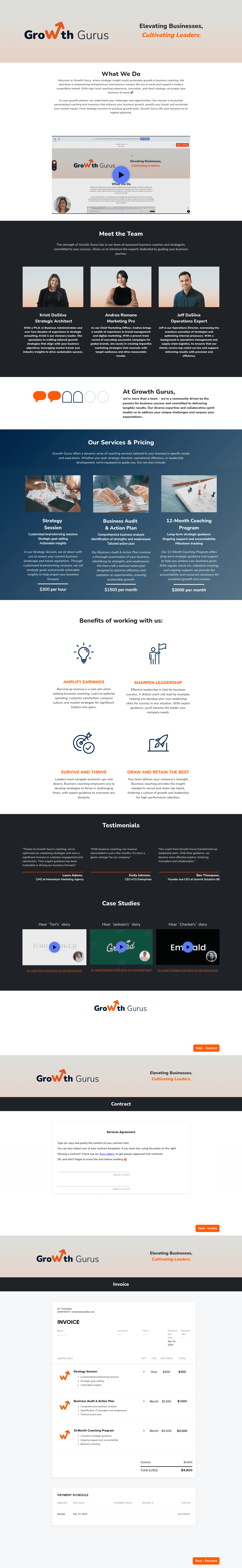 Proposal for Coaches & Consultants