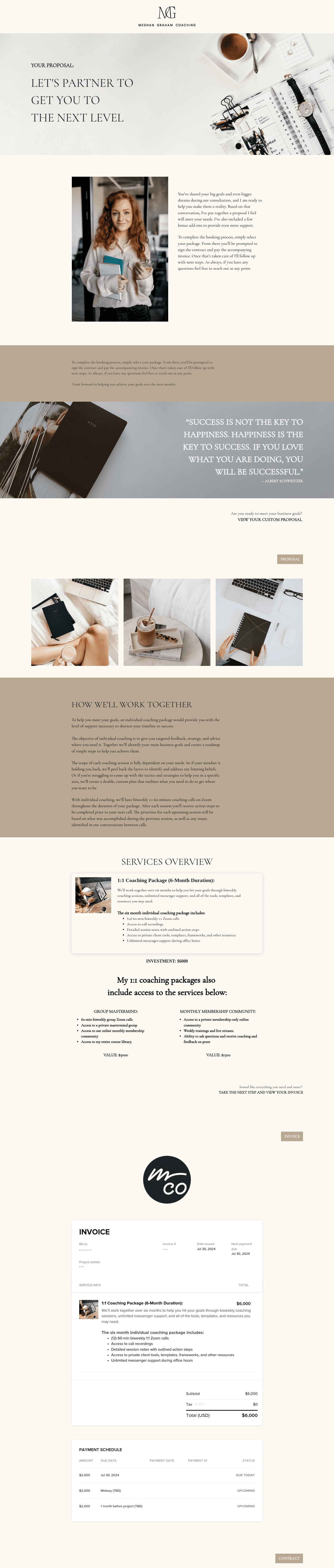 Proposals for Business Consultants and Coaches