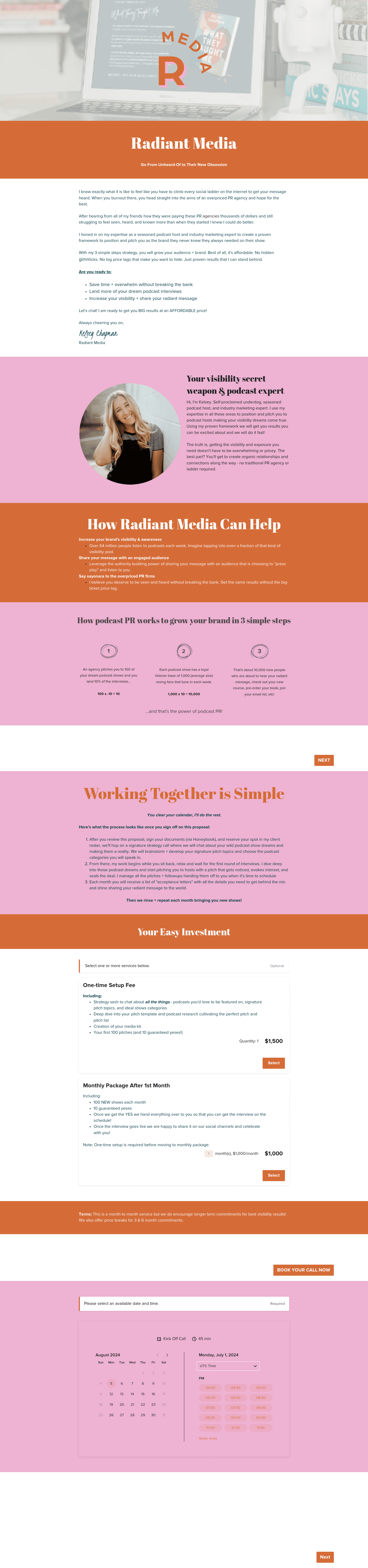 Radiant Media Proposal