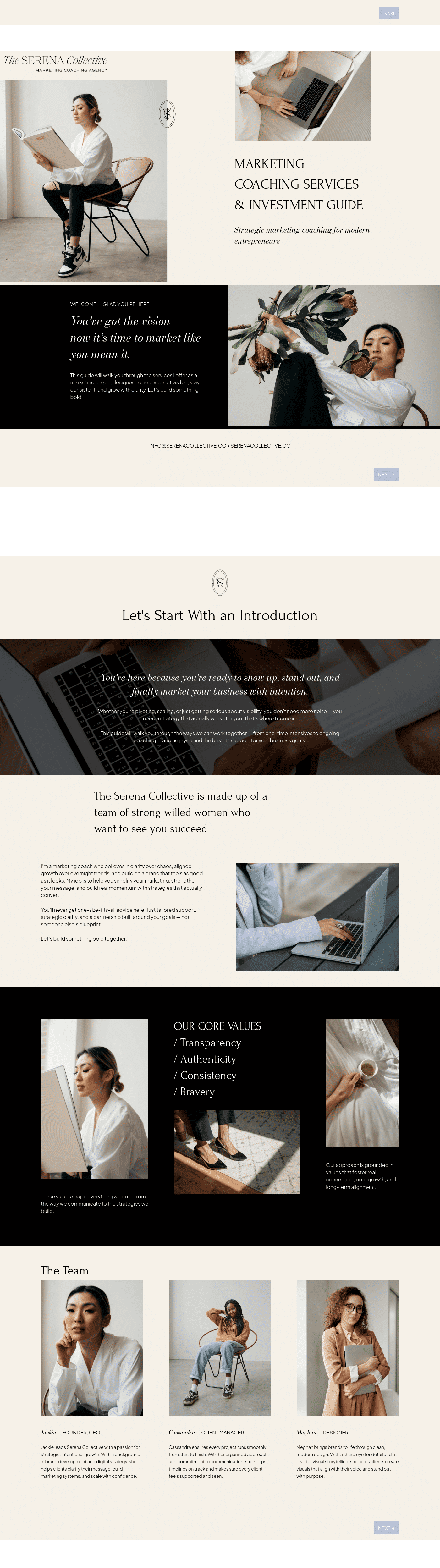 Services Guide for Marketing Coaches