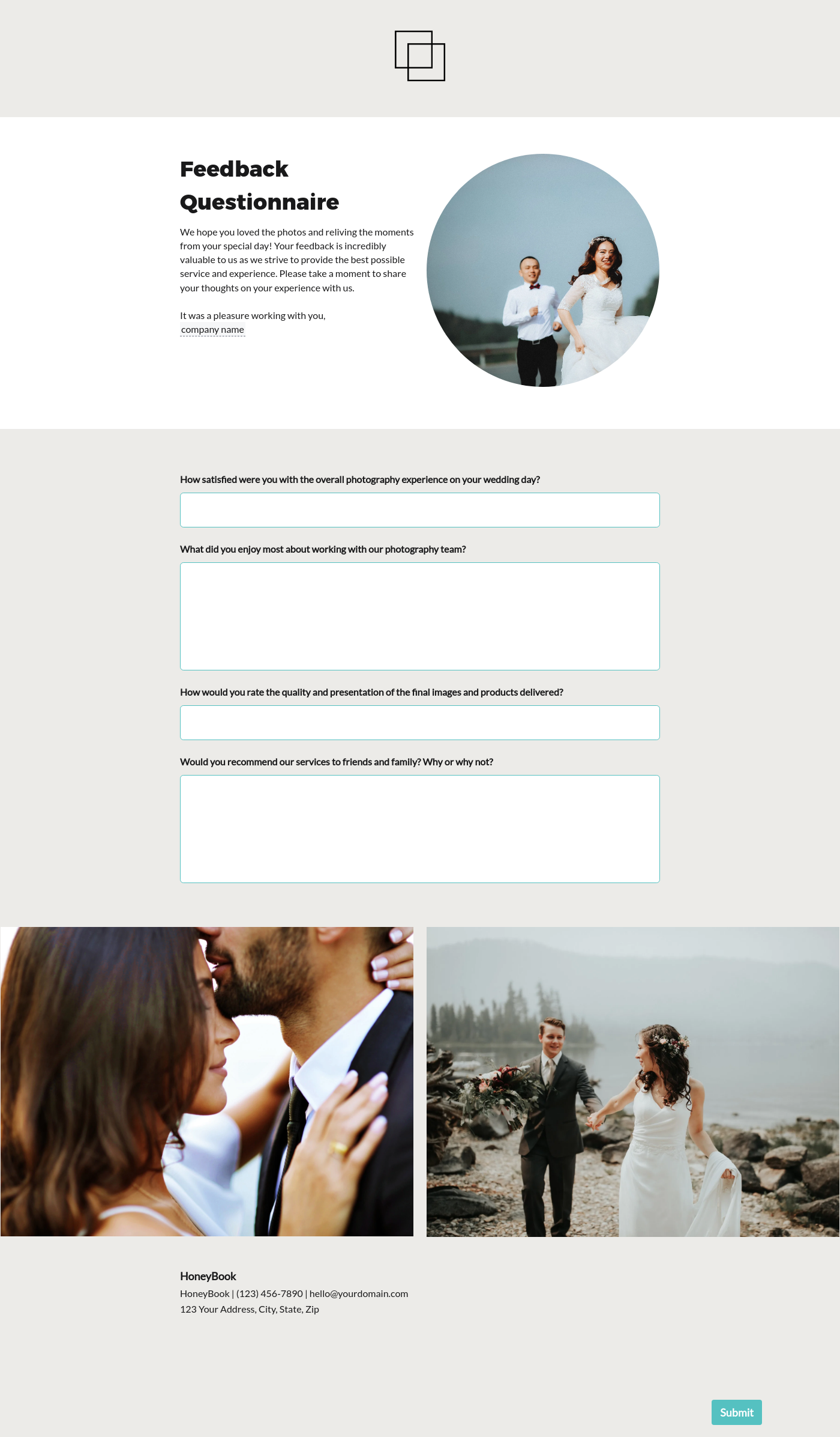 Showit Simple Feedback Questionnaire
