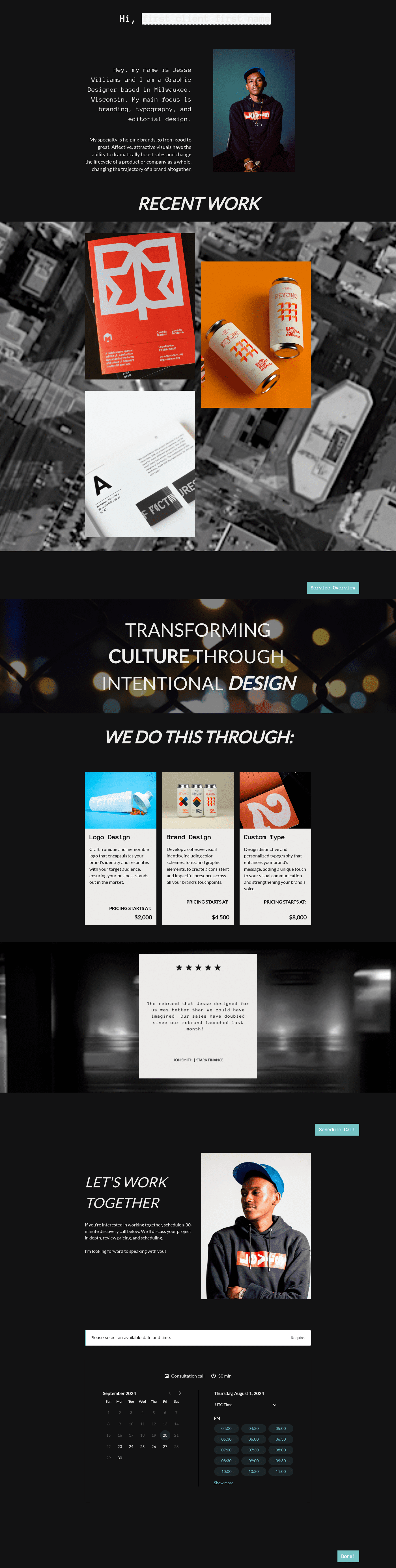 Showit Cartera Service Guide