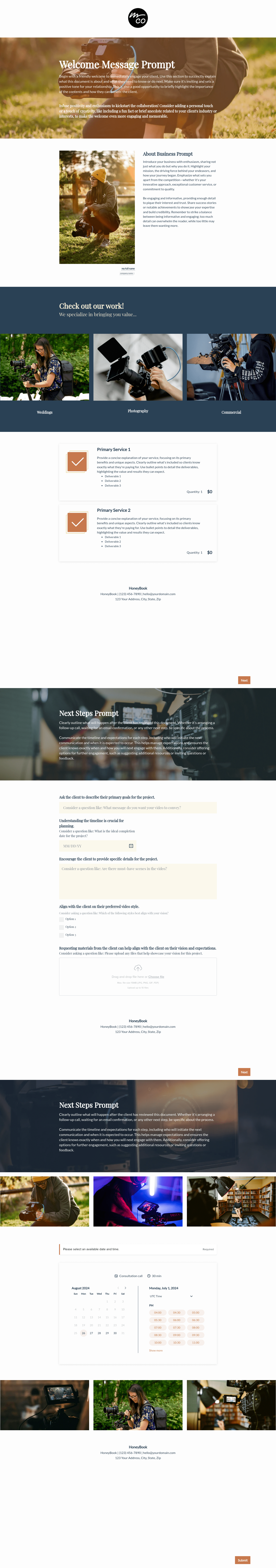 Videographer Pricing Guide