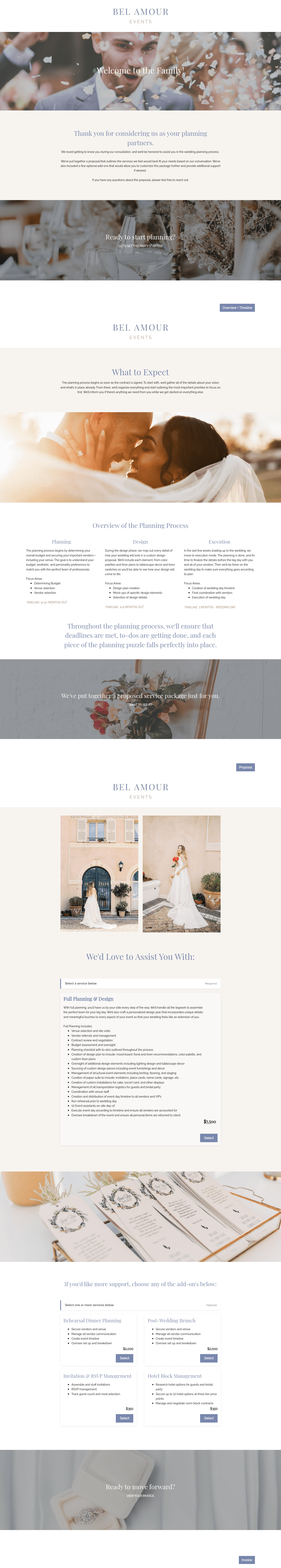 Wedding Planner Proposal