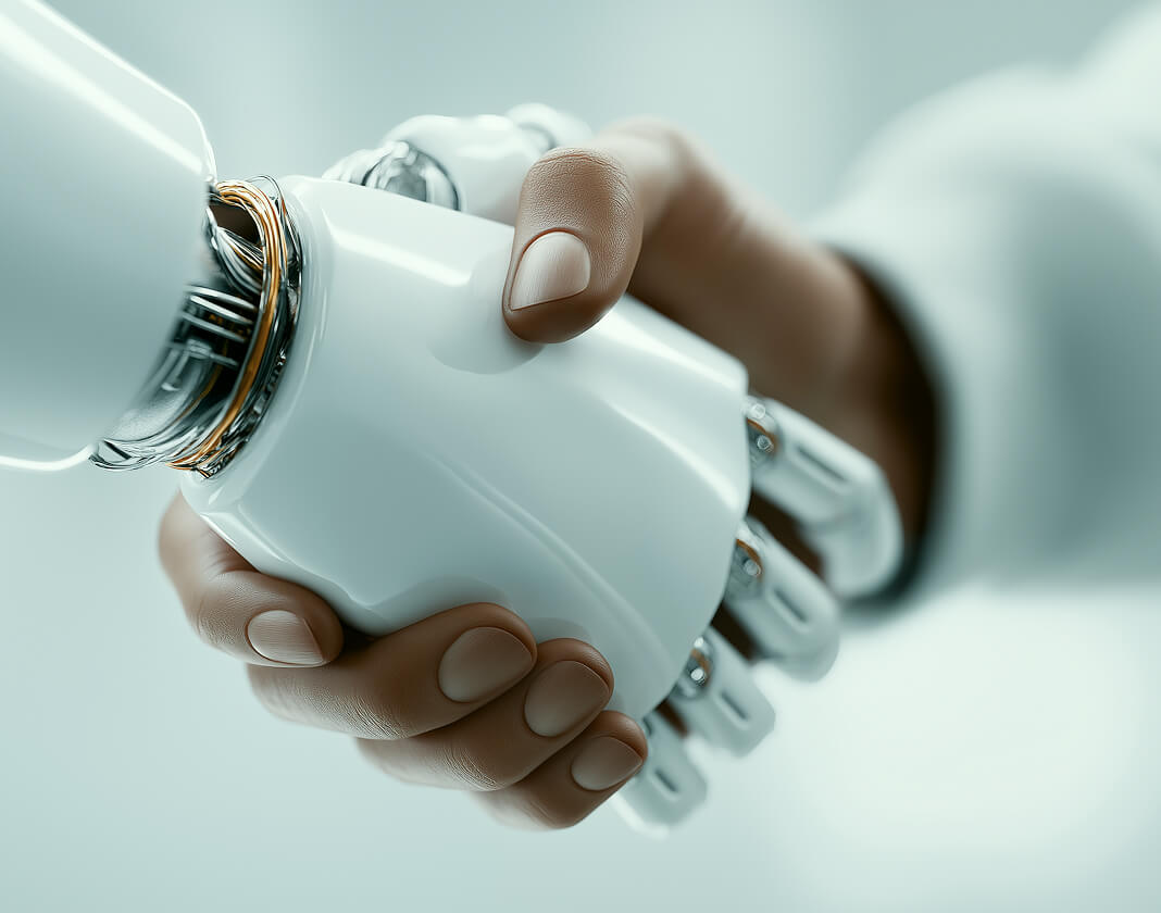 Human robot handshake