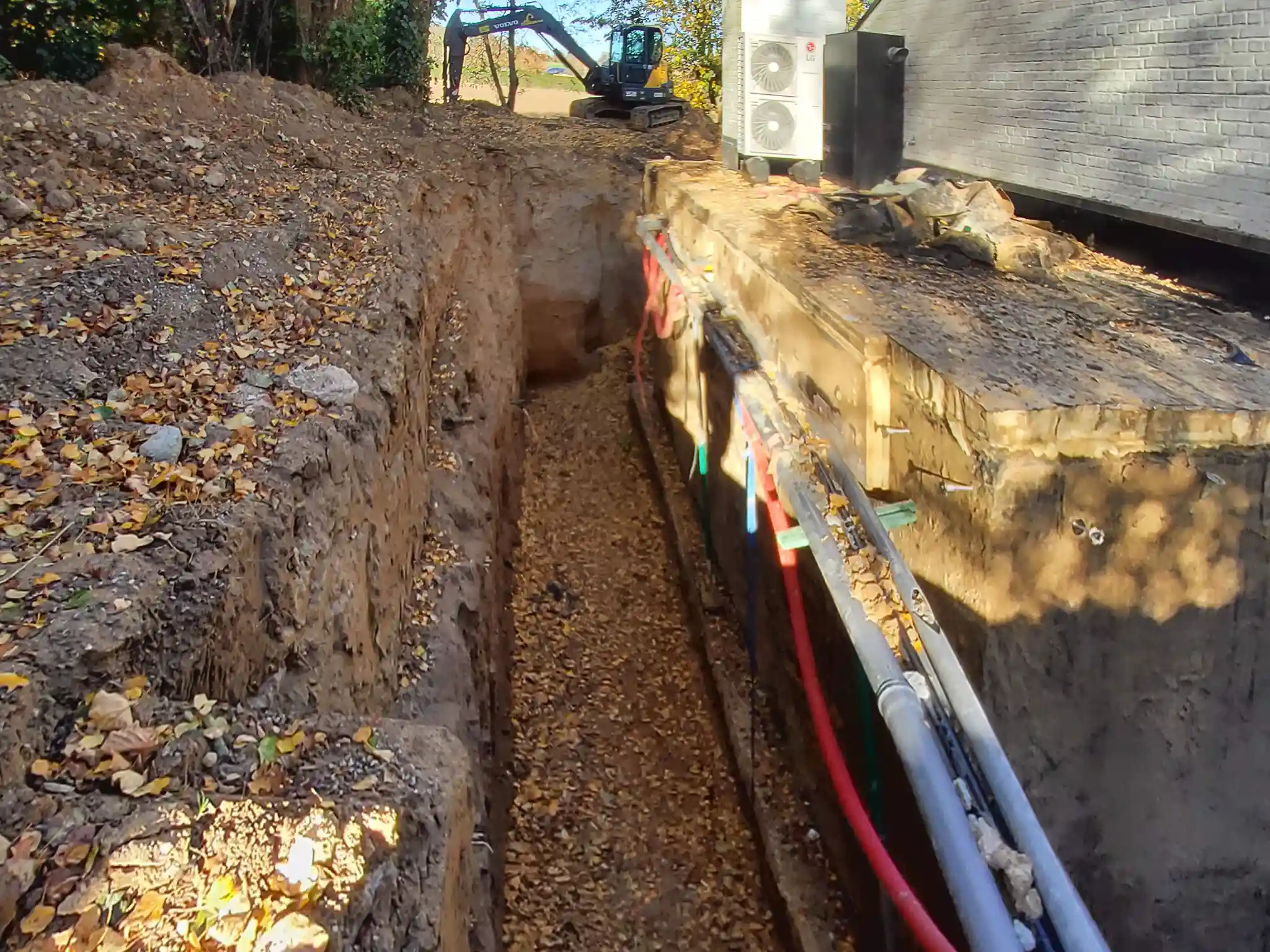 AQUAPROVED plaatst een externe dichting tegen grondwaterinfiltratie