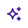 Provet purple star-like logo with medical or healthcare cross symbol