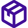 Provet purple cube logo with geometric design and three-dimensional perspective