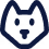 Provet Pay logo: stylized husky or wolf head icon in navy blue