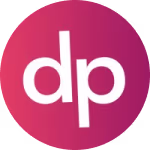 Provet Pay logo with pink and white circular design featuring dp letters