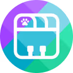 Provet Pay app icon with veterinary paw print and payment elements