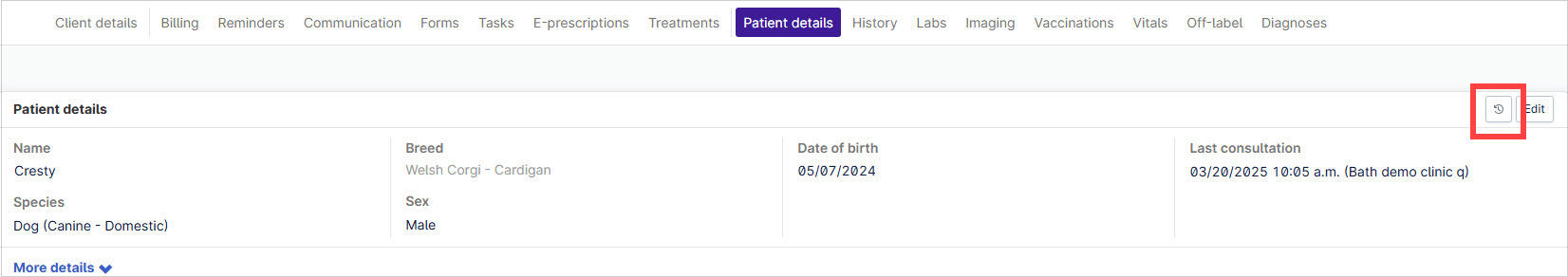 ClientPatientRevisionLog