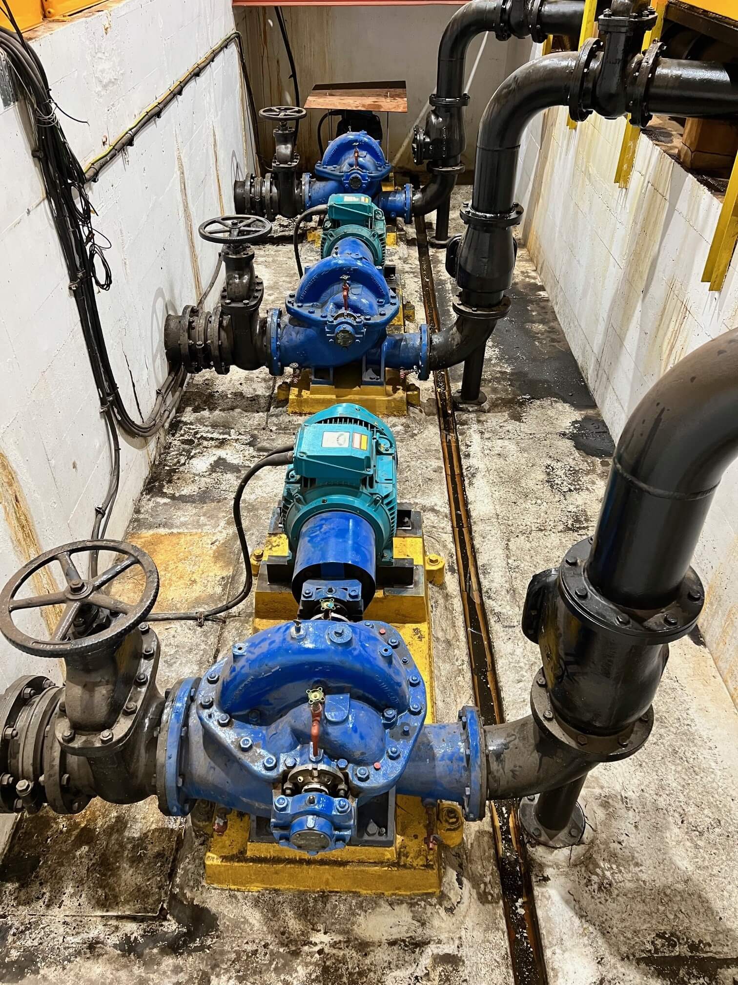 pumps at the site