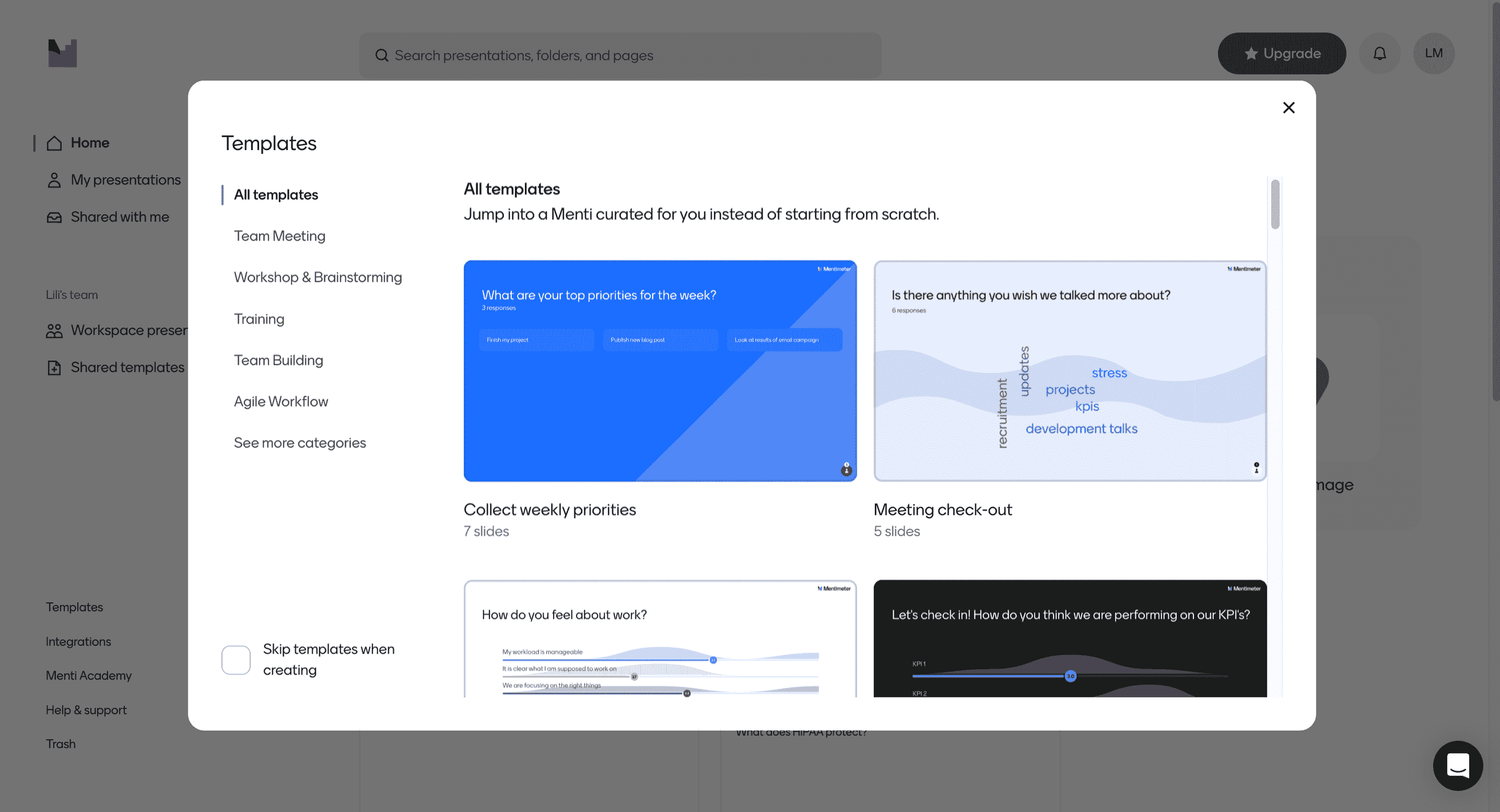 IA tool comparison tool category Presentation Al AI tools SME