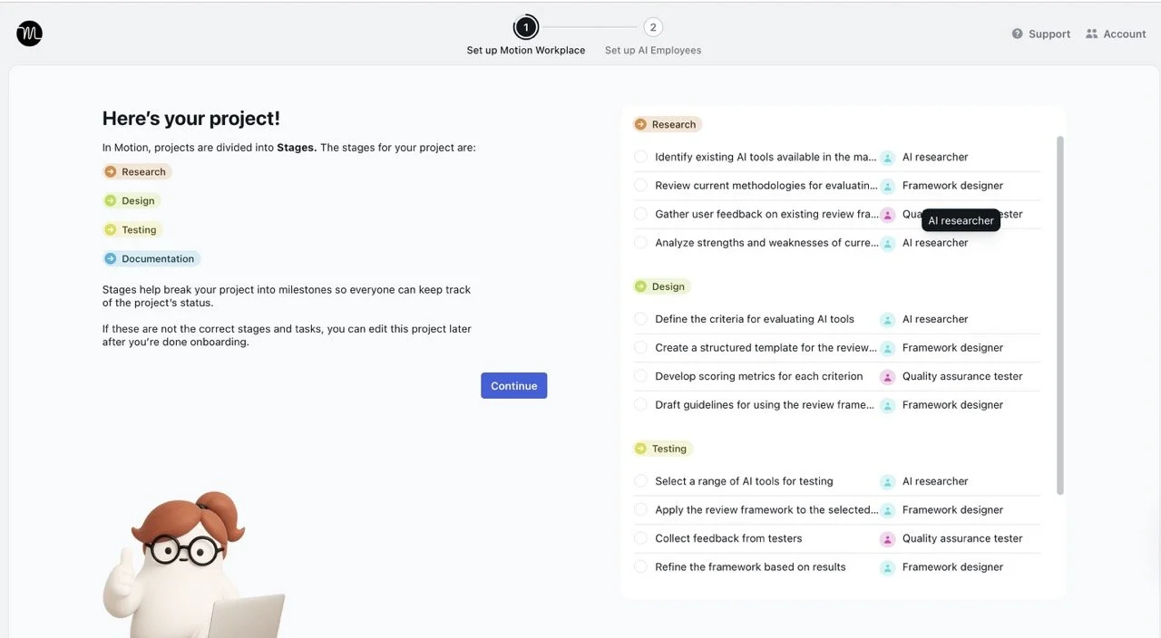 Motion Dashboard Screenshot