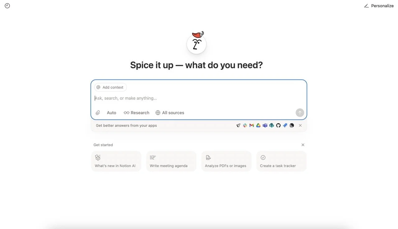 Notion Dashboard Screenshot