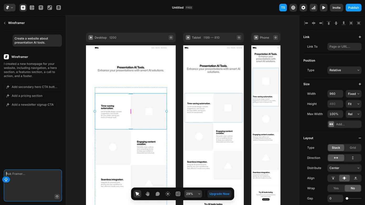 AI Tools SME - TDP - 225- Framer